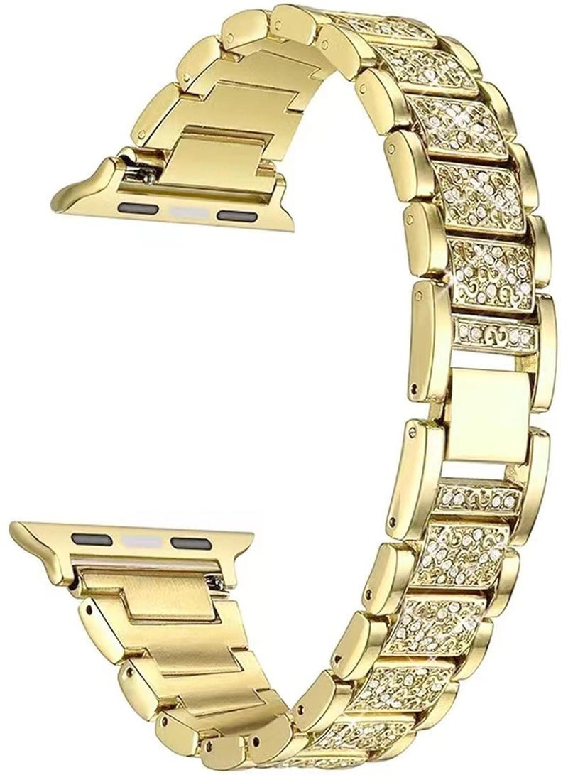 Y&D For Apple Watch 38/40/41mm Full Diamond Zinc Alloy Strap - Image 1