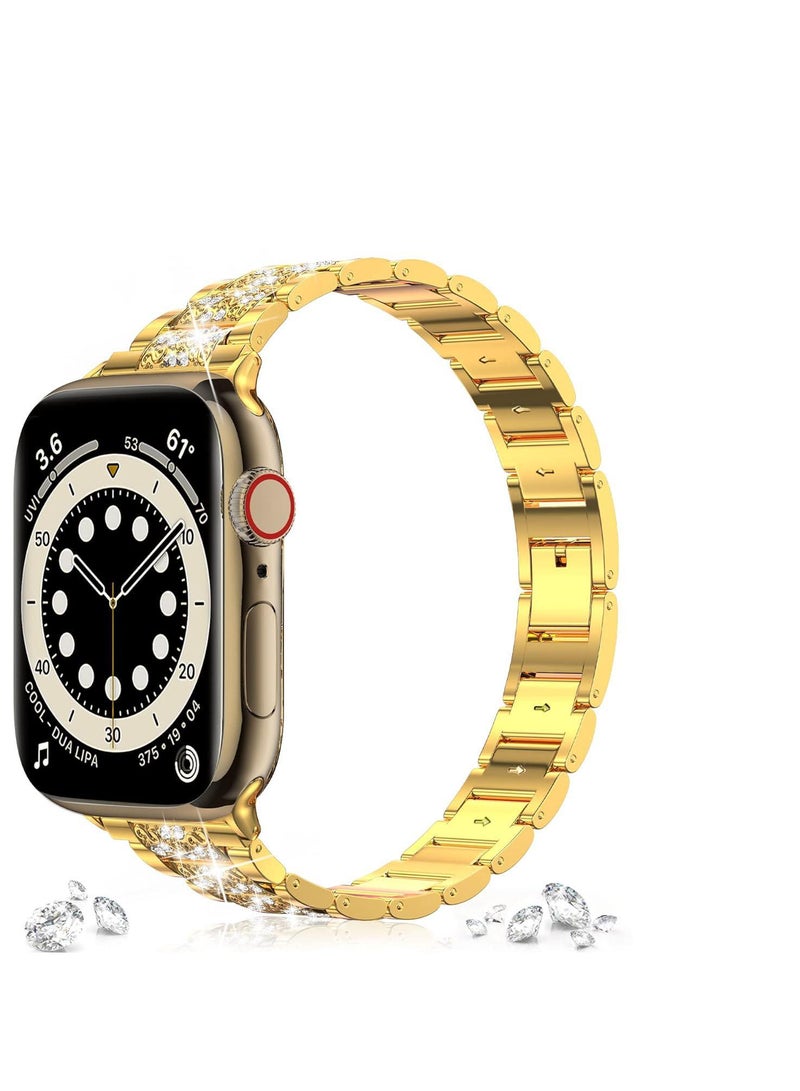Y&D For Apple Watch 38/40/41mm Full Diamond Zinc Alloy Strap - Image 2