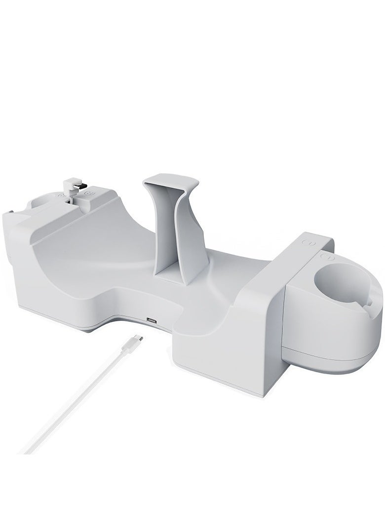 Generic - For Meta Quest 3VR Wall Mountable Grip Contact Charging VR Headset Storage Rack - Image 1
