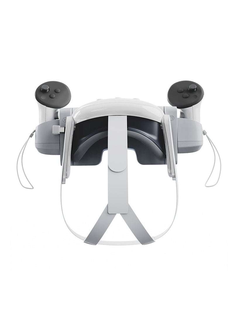 Generic - For Meta Quest 3VR Wall Mountable Grip Contact Charging VR Headset Storage Rack - Image 1