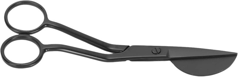 ANGGREK Duckbill Applique Scissors, 6 Inch Duckbill Scissors Efficient for Yarn Trimming for Cutting Clothes (Black) - Image 2