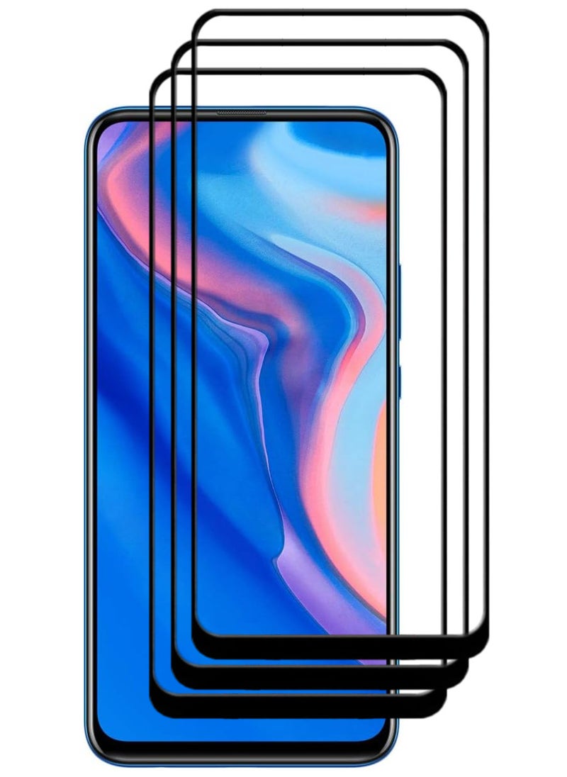 ACLIX 3 Pieces Antistatic ESD Dustproof Premium Quality High Definition Tempered Glass Screen Protector Designed For Huawei Y9 Prime (2019) - Image 1