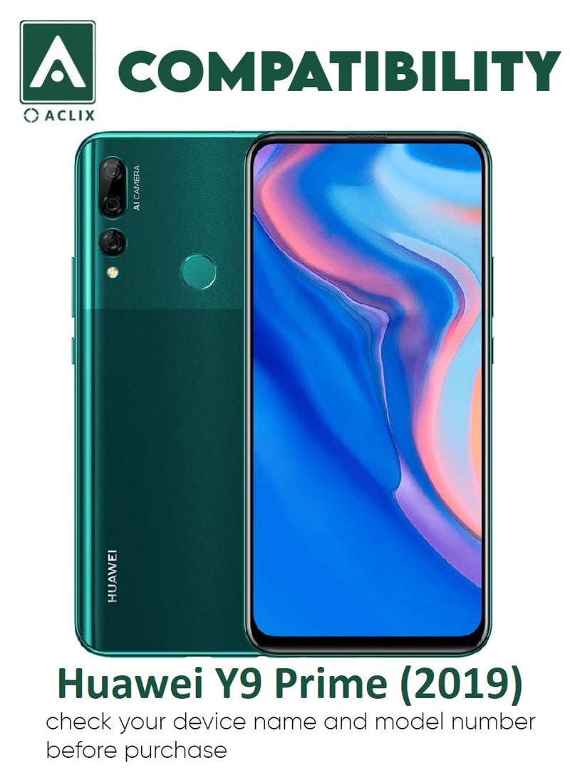 ACLIX 3 Pieces Antistatic ESD Dustproof Premium Quality High Definition Tempered Glass Screen Protector Designed For Huawei Y9 Prime (2019) - Image 3