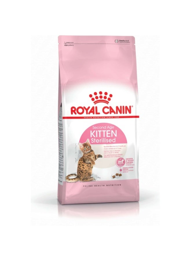 طعام جاف من رويال كانين للقطط المعقمة المرحلة 4 (6-12 شهر) 2 كغ