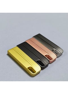 ماركة غير محددة هدية U Disk Metal 3.0 هدية U Disk Mini Gift U Disk 3.0 32GB هدية U Disk Lettering LOGO-اللون: ذهبي-السعة: 32GB  - Image 1