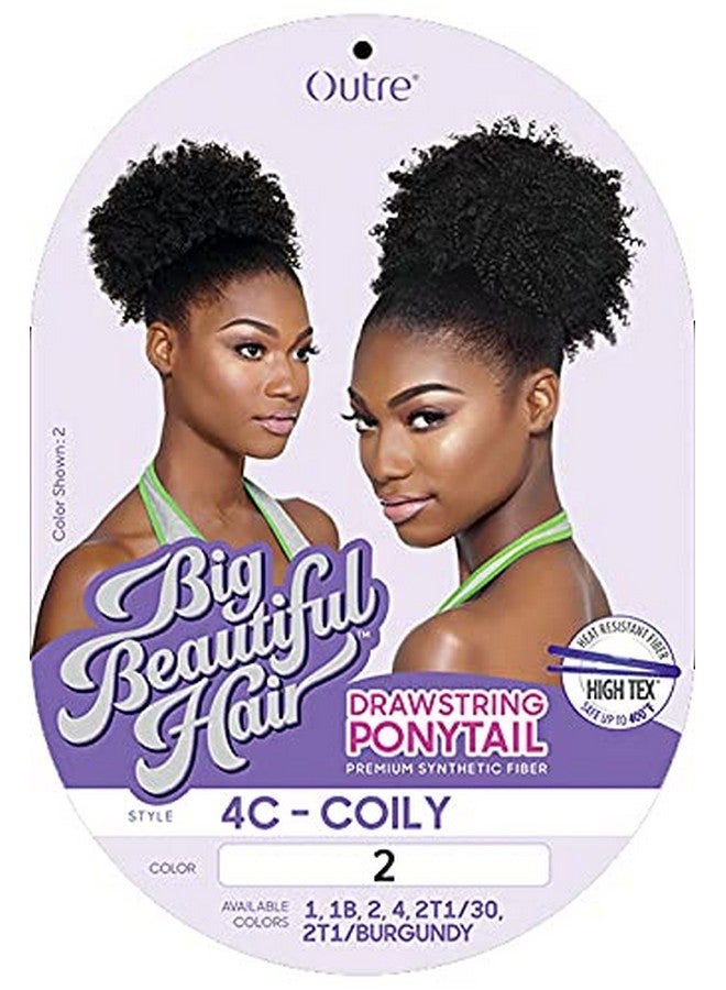 Outre Big Beautiful Hair Ds Drawstring Ponytail 4C Coily (1) - Image 5