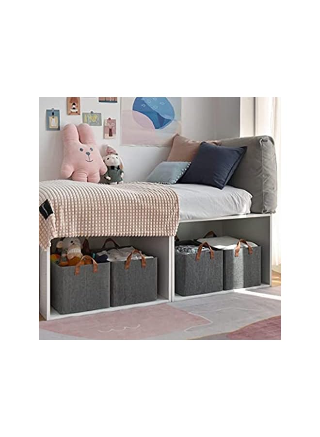 Green Tiger Clothes Drawer Organizer, Closet Organizer and Storage, Foldable Steel Frame Storage Organizer for Clothes Toys, 2 Pack Storage Box Storage Bags Wardrobe Folded Canvas Storage Box - Image 2