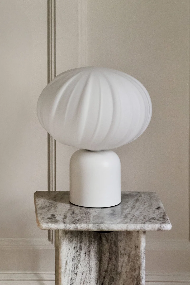 H&M Glass table lamp