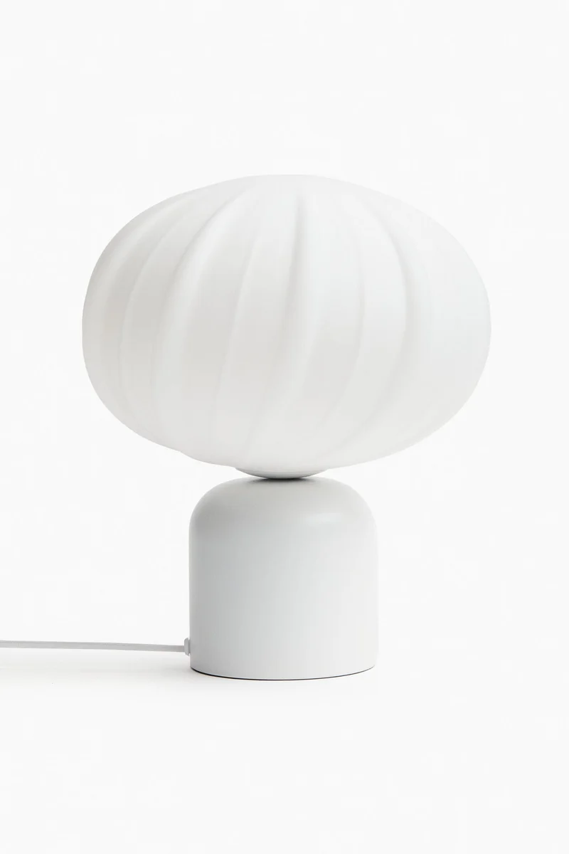 H&M Glass table lamp