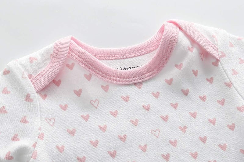 Kiddiezoom Unisex Newborn Baby Short-Sleeve Bodysuit Baby Layette Essentials Giftset Clothing Set - Image 2