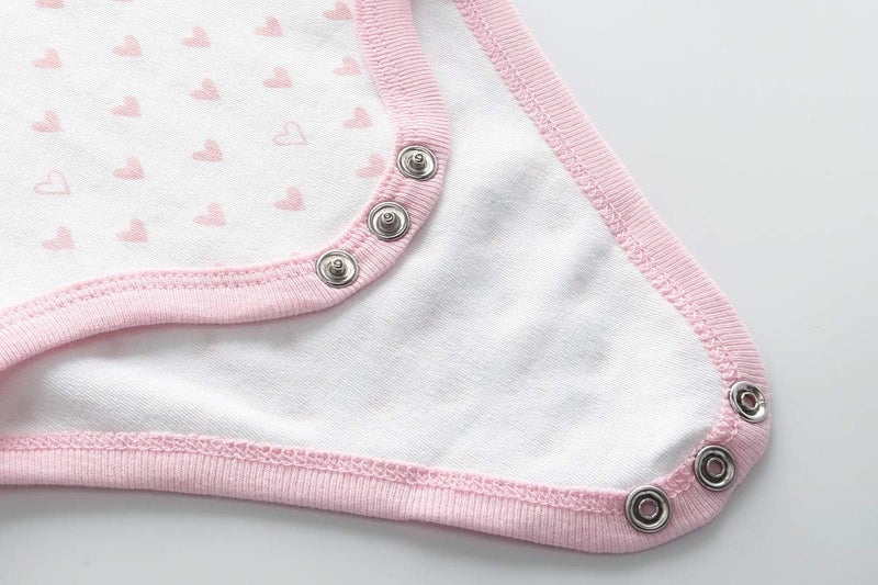 Kiddiezoom Unisex Newborn Baby Short-Sleeve Bodysuit Baby Layette Essentials Giftset Clothing Set - Image 4