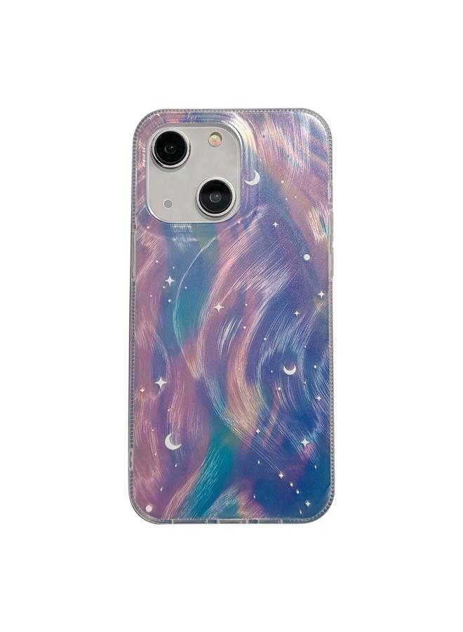 Zaboon Case For iPhone 13 Dual-Layer Gradient Dream Starry Acrylic Hybrid TPU Phone Case - Image 1