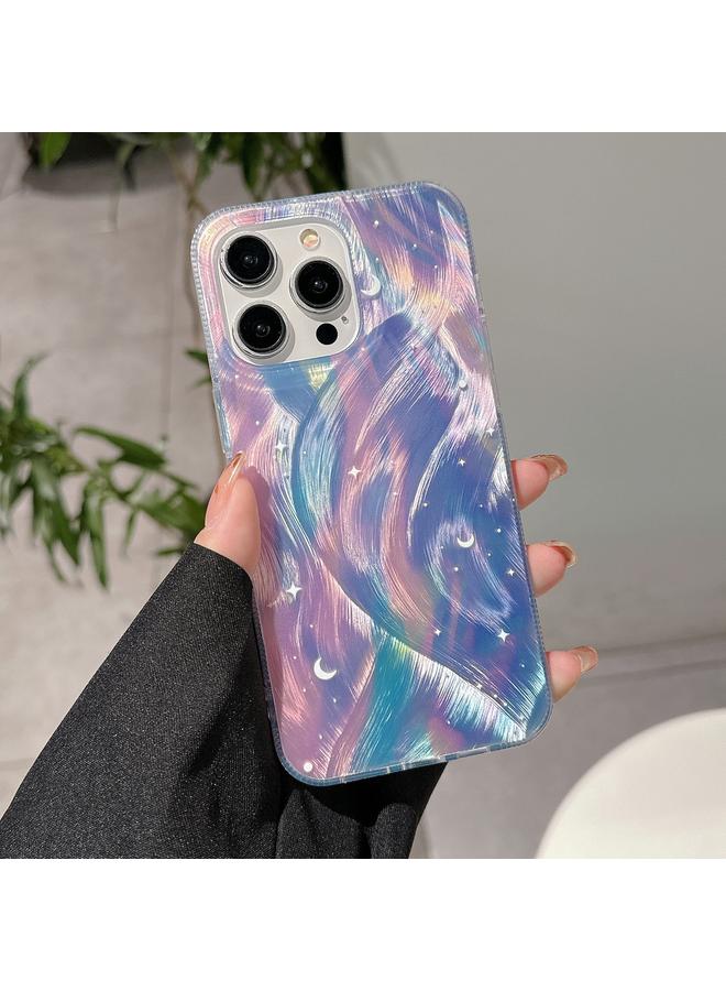 Zaboon Case For iPhone 13 Dual-Layer Gradient Dream Starry Acrylic Hybrid TPU Phone Case - Image 4