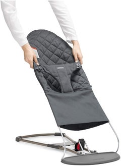 BABYBJORN BabyBjorn Fabric Seat for Bouncer, Anthracite, Cotton, 1 Count  - Image 1