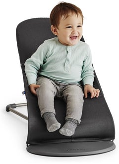 BABYBJORN BabyBjorn Fabric Seat for Bouncer, Anthracite, Cotton, 1 Count  - Image 5