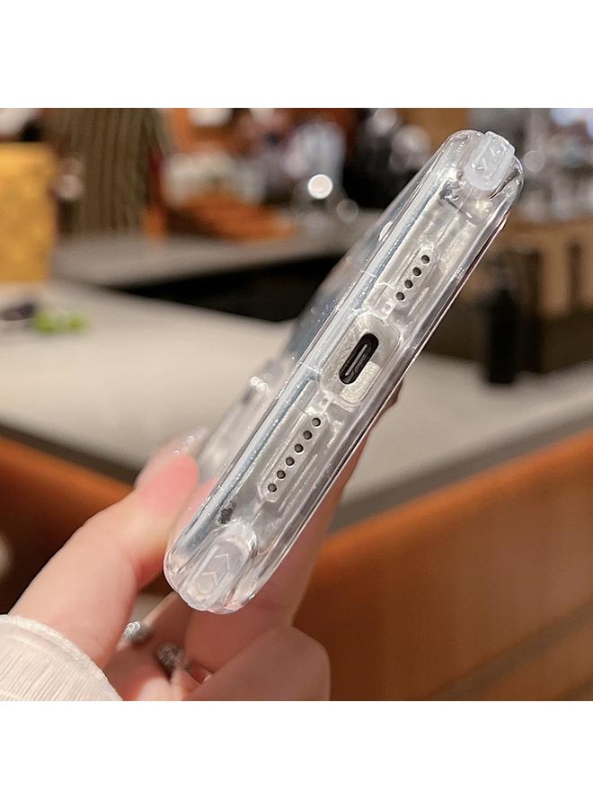 S-TOP Case For iPhone 14 Pro TPU + PC + Glitter Paper Full Coverage Phone Case - Image 3