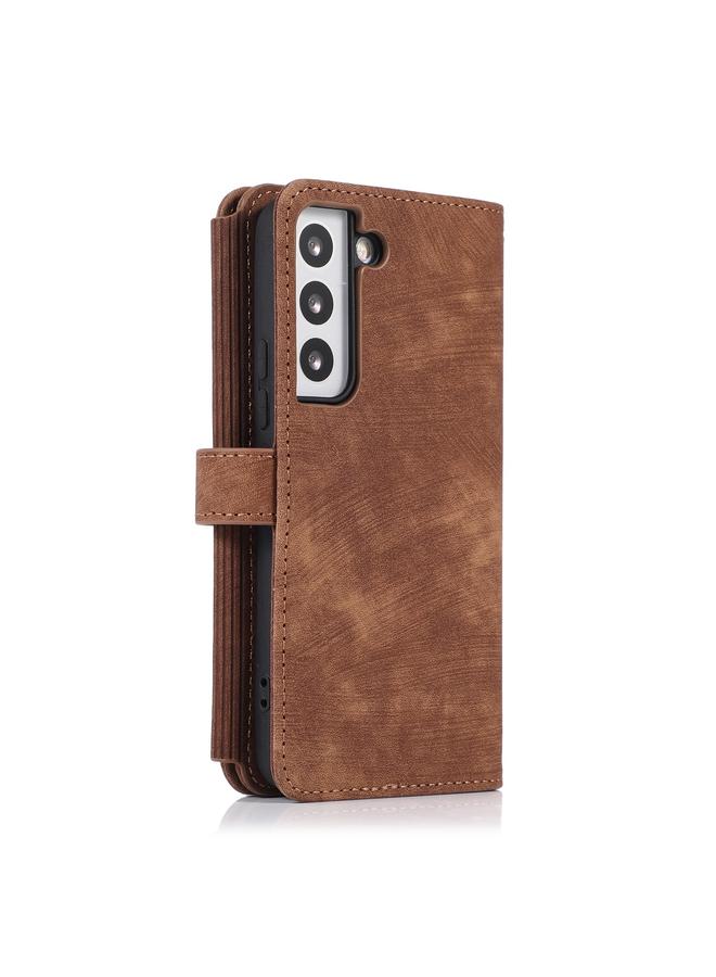 S-TOP Case For Samsung Galaxy S21+ 5G Dream 9-Card Wallet Zipper Bag Leather Phone Case - Image 3