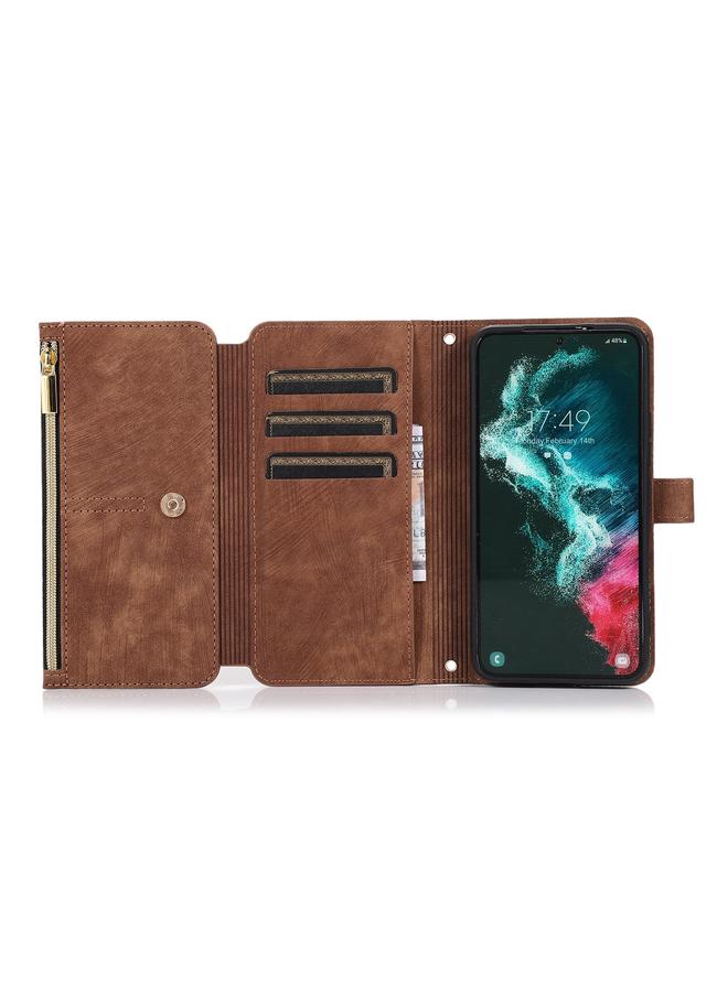 S-TOP Case For Samsung Galaxy S21+ 5G Dream 9-Card Wallet Zipper Bag Leather Phone Case - Image 4