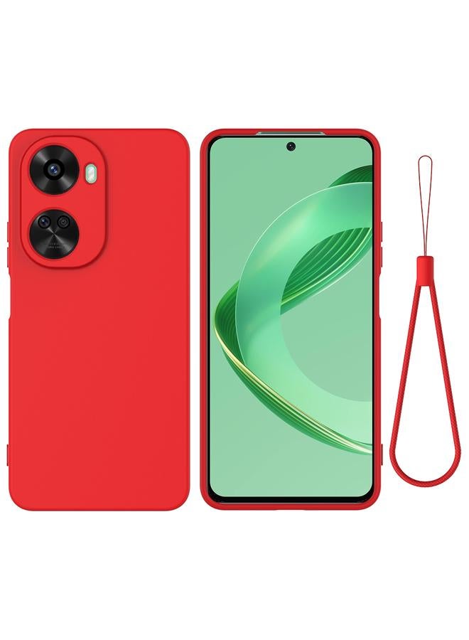 S-TOP Case For Huawei nova 12 SE / nova 11 SE Solid Color Liquid Silicone Dropproof Full Coverage Protective Case - Image 1