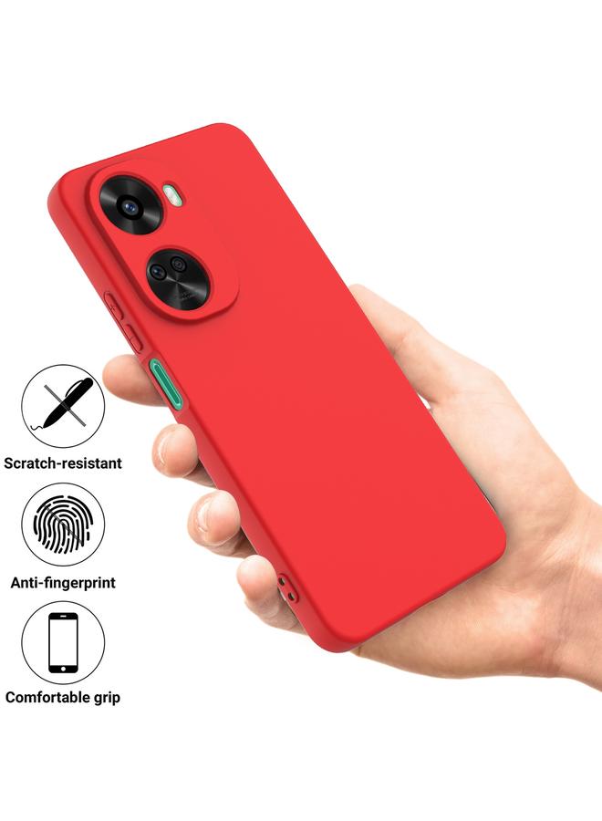 S-TOP Case For Huawei nova 12 SE / nova 11 SE Solid Color Liquid Silicone Dropproof Full Coverage Protective Case - Image 2