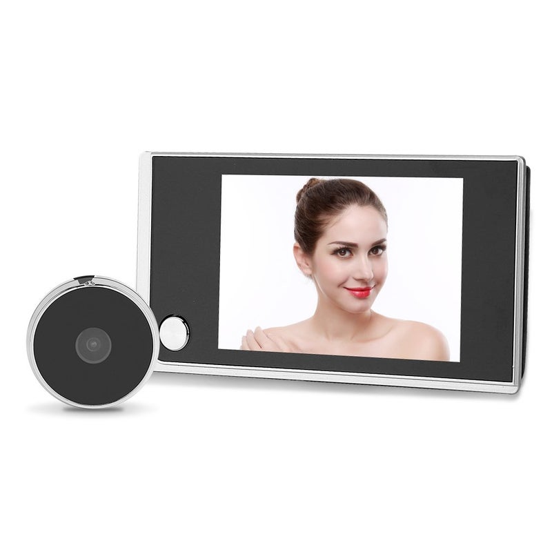 Digital Door Viewer35 LCD Door Peephole Camera Viewer120 Degree Wide Angle Photo Peephole ViewerDoorbell Home Security Monitor