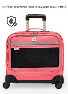 Wires Wires 4-Wheeled Kids Trolley School Bag with Lunch Bag+Pencil Case(Dimensions: 46x32x22cm)-Pink  - Image 2