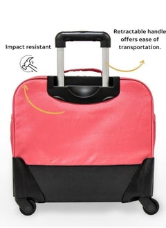 Wires Wires 4-Wheeled Kids Trolley School Bag with Lunch Bag+Pencil Case(Dimensions: 46x32x22cm)-Pink  - Image 5