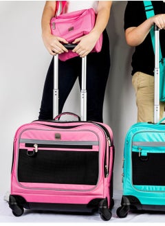 Wires Wires 4-Wheeled Kids Trolley School Bag with Lunch Bag+Pencil Case(Dimensions: 46x32x22cm)-Pink  - Image 3