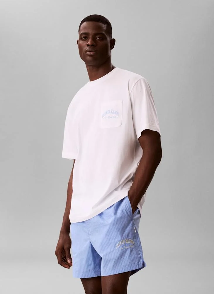 CALVIN KLEIN  Cotton Crest Logo Pyjama Set for Men | Best Price UAE