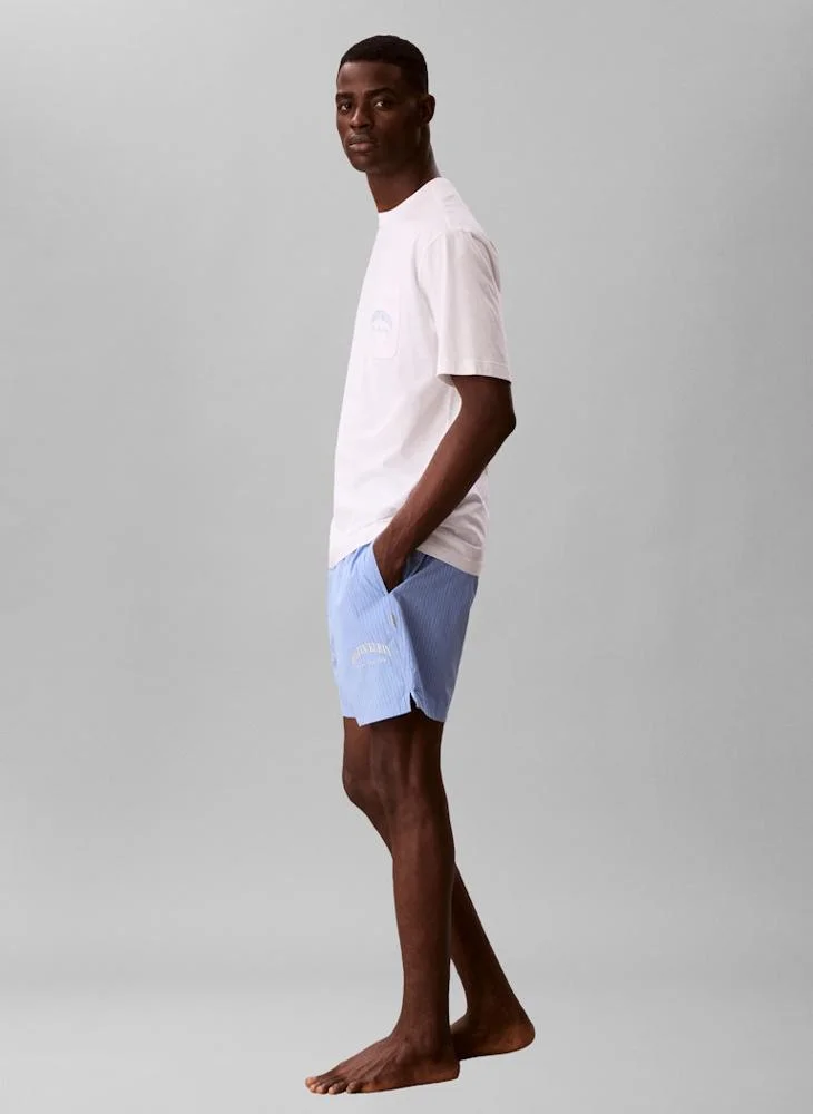 CALVIN KLEIN  Cotton Crest Logo Pyjama Set for Men | Best Price UAE