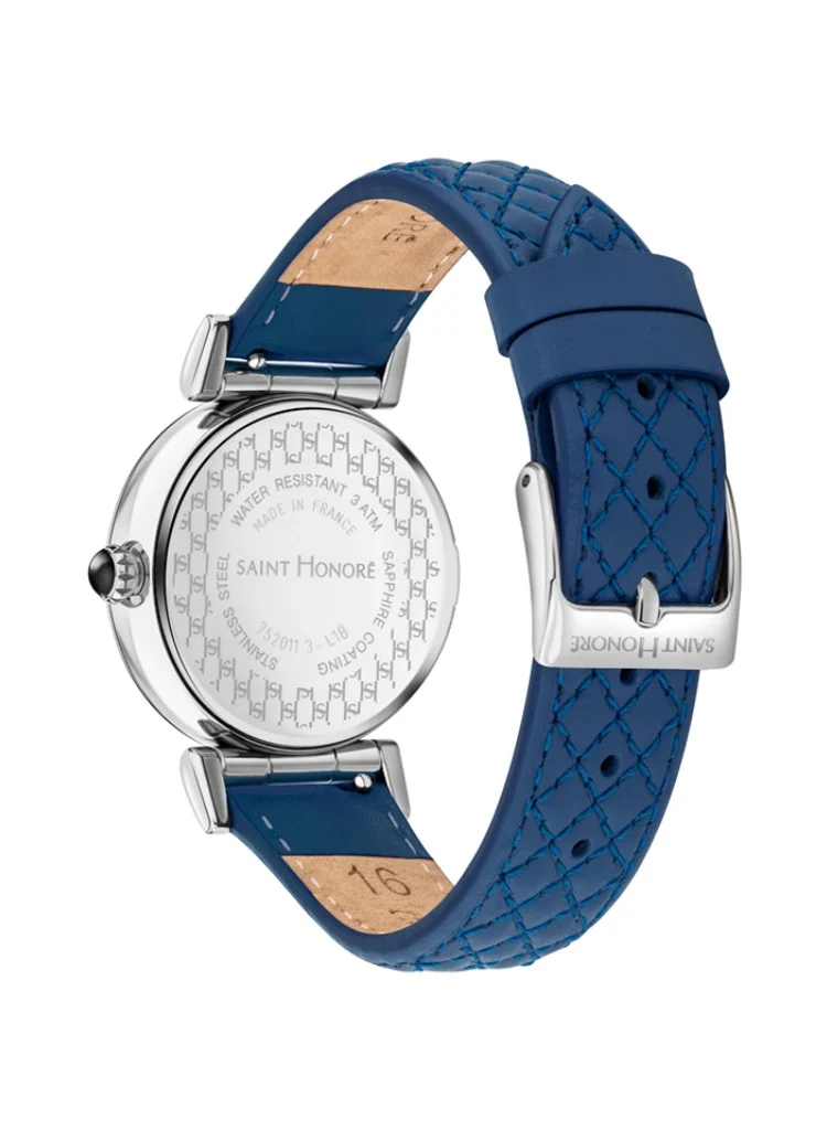 سانت هونور Saint Honore Paris Leather Analog Wrist Watch H SH OP752011 1DMAR