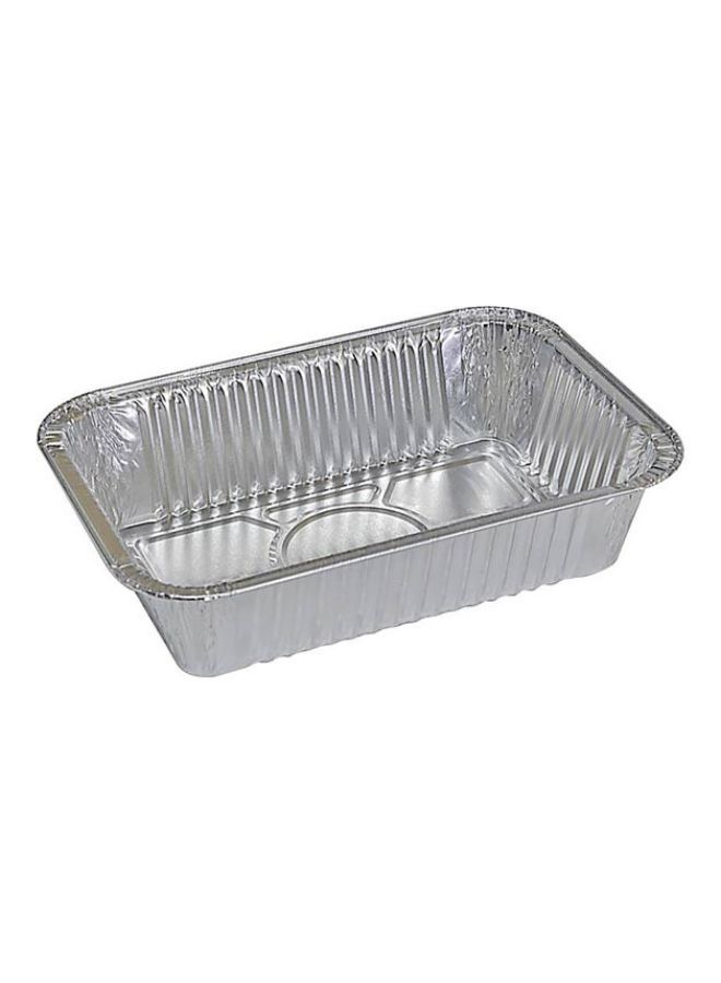 Aluminium Food Storage Container Rectangle With Lid 8389 Pack of 50