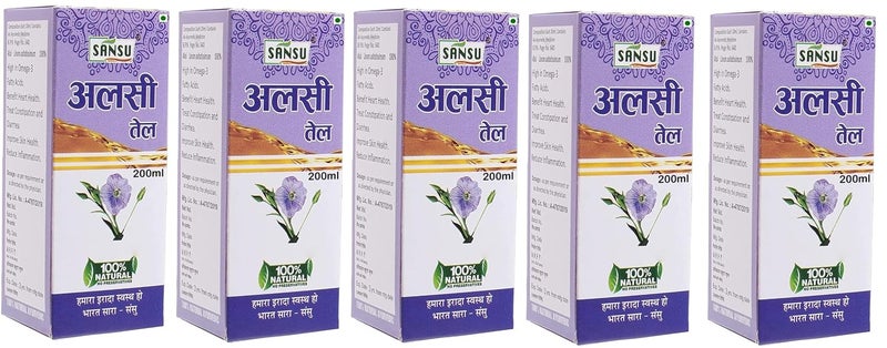 Sansu Flex Seed Oil 200ml Alsi oil Pack of 5 - Image 1