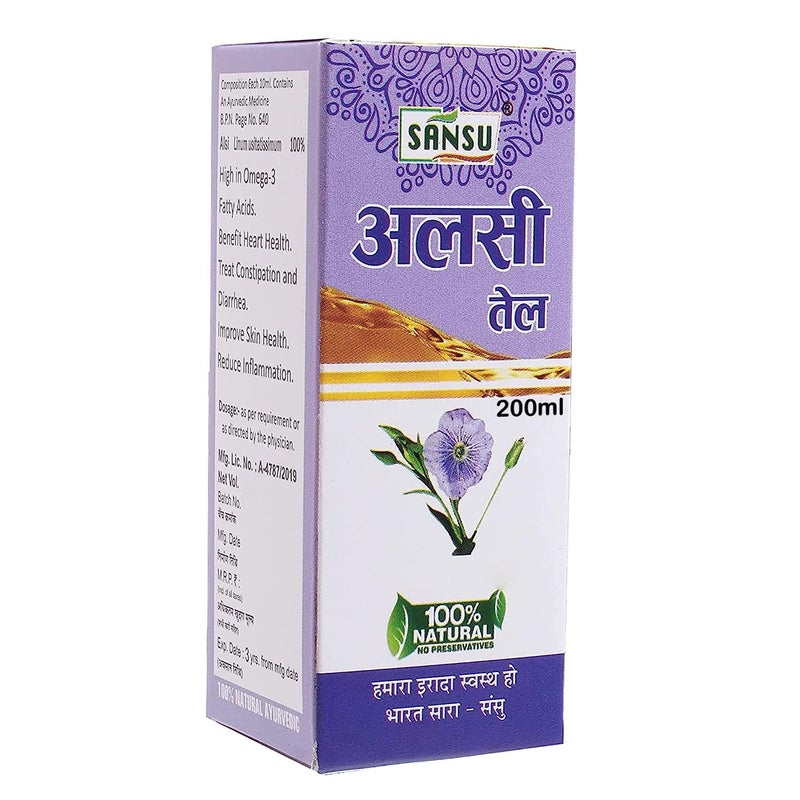 Sansu Flex Seed Oil 200ml Alsi oil Pack of 5 - Image 3