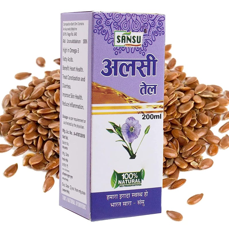 Sansu Flex Seed Oil 200ml Alsi oil Pack of 5 - Image 4