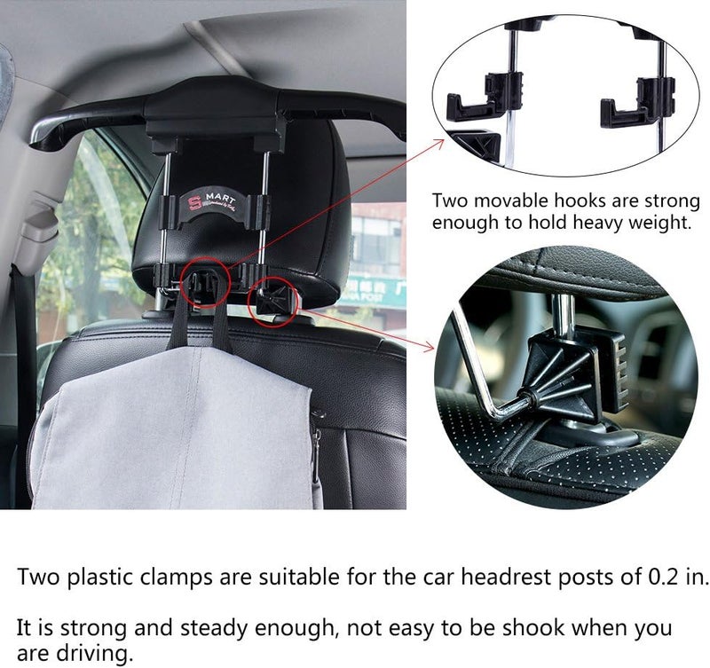 FMS Metal Headrest Car Travel Hanger - Image 3
