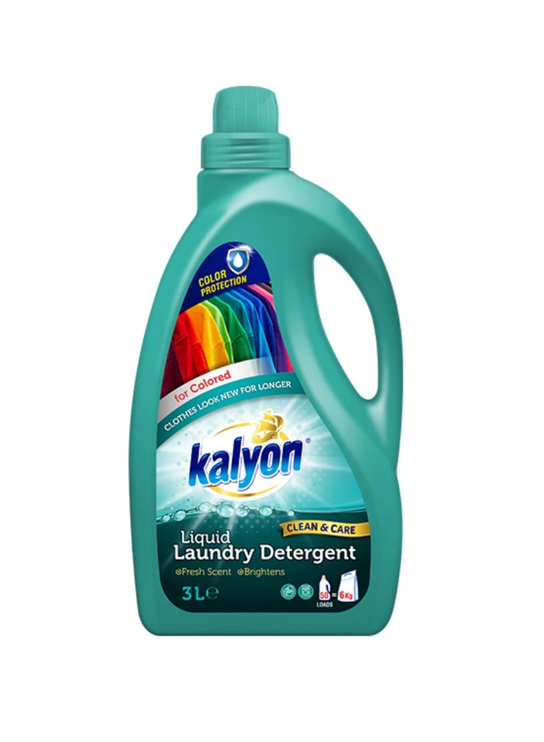 Kalyon Liquid Laundry Detergent for Colored 3 L