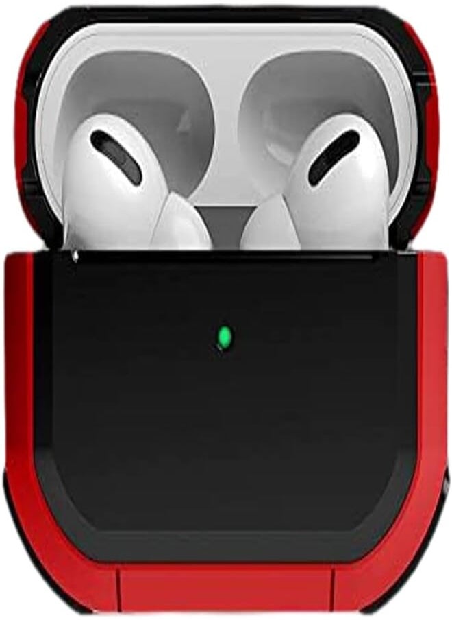 Generic - Anti-Shock Protective Silicone Case for Airpods Pro (Red) - Image 1