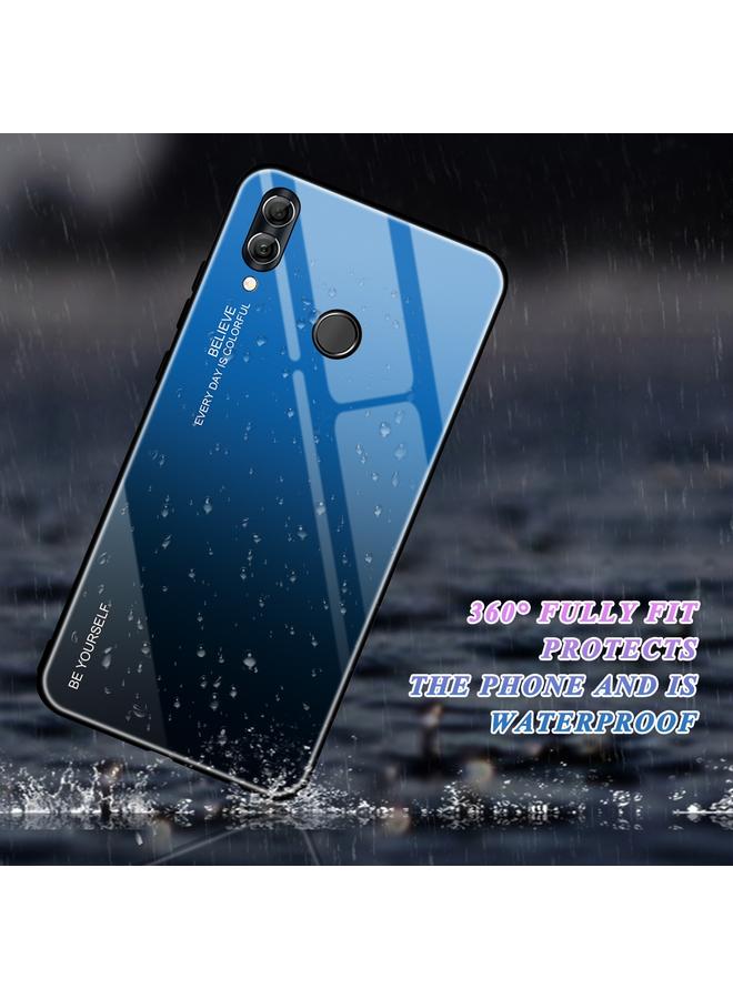 S-TOP Case For Huawei Honor 10 Lite Gradient Color Glass Case - Image 3