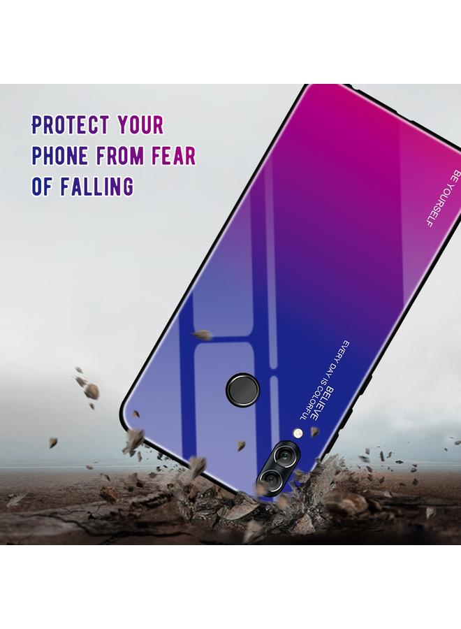 S-TOP Case For Huawei Honor 10 Lite Gradient Color Glass Case - Image 4