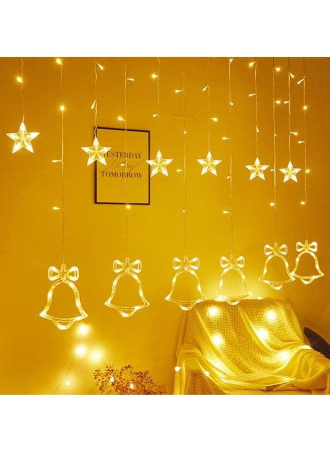 Generic - A curtain of light in the shapes of a Christmas bell, a deer, or a tree, length 3.5 meters by meter - Image 1