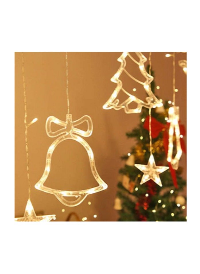 Generic - A curtain of light in the shapes of a Christmas bell, a deer, or a tree, length 3.5 meters by meter - Image 1