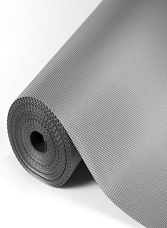 Hersvin Shelf Liner, 24" x20' Non-Adhesive Drawer Liners EVA Kitchen Cupboard Cabinet Covering Undersink Mat Washable Fridge Lining Paper (Gray/Diamond) - Image 1