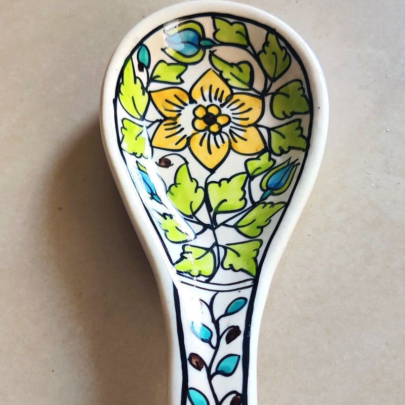 JASMEY HOMES Ceramic Spoon Rest for a Cleaner Kitchen - Image 3
