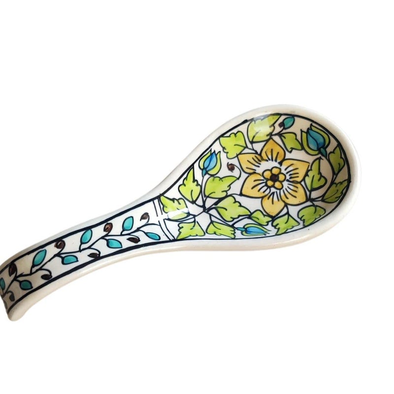 JASMEY HOMES Ceramic Spoon Rest for a Cleaner Kitchen - Image 5