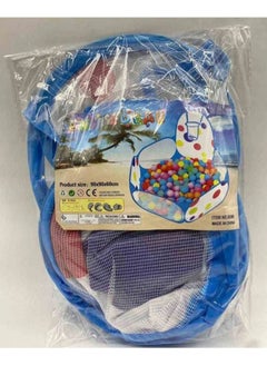 Generic "An open ball pool tent with a basketball hoop and 50 balls, featuring vibrant colors and an easy-to-fold design, providing endless fun and entertainment for your kids!"  - Image 4