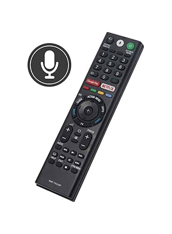 HuHa Replacement Remote RMF-TX310P Fit for Sony A8G OLED 4K Ultra HD Smart TV (Android TV)  - Image 4