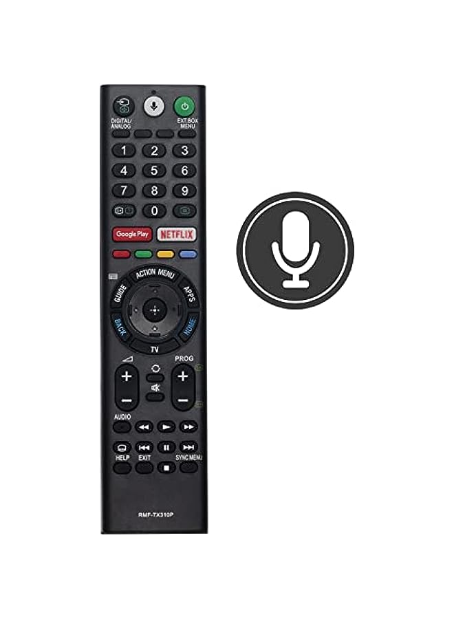 HuHa Replacement Remote RMF-TX310P Fit for Sony A8G OLED 4K Ultra HD Smart TV (Android TV)  - Image 3