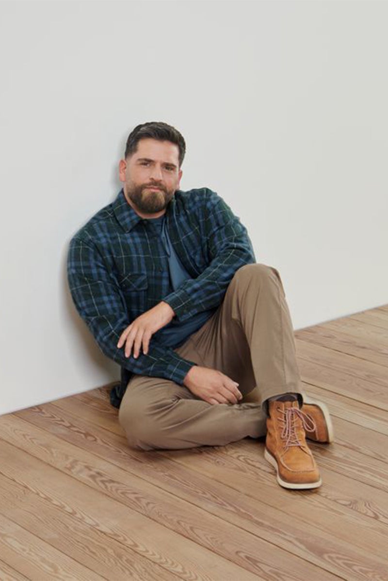 Tchibo قميص سترة عادية للرجال، أخضر - Image 1