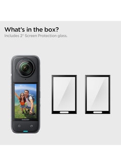 Spigen GLAStR Slim for Insta360 X4 Screen Protector [2 PACK] Full Cover Premium Tempered Glass - 2 Pack  - Image 3